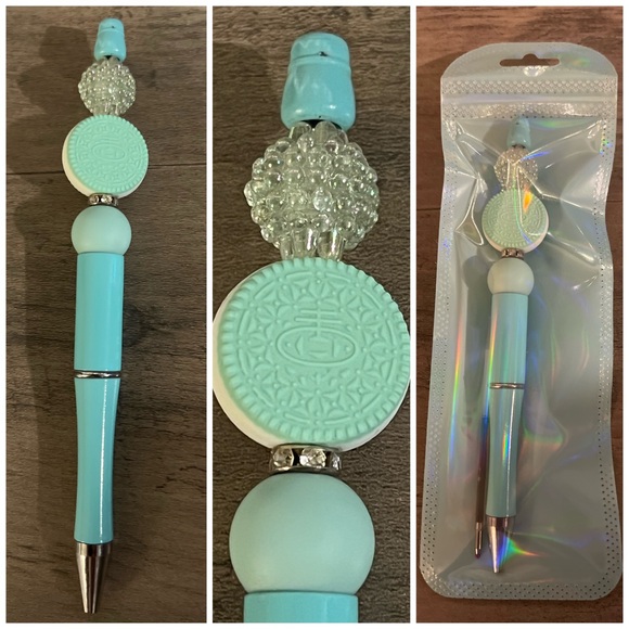 Cookie beaded focal pen - Picture 1 of 4